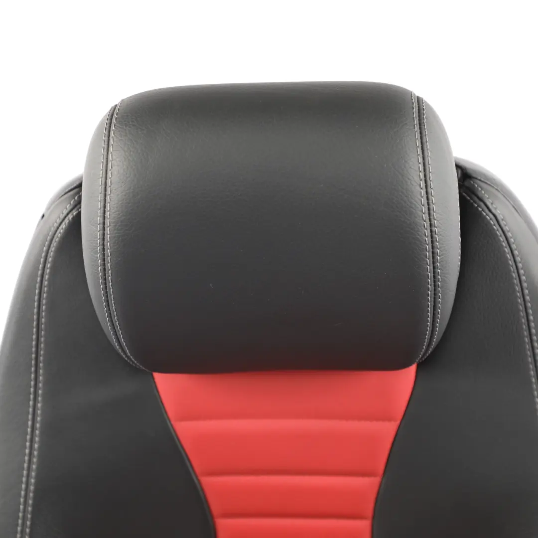 Mercedes C238 Front Seat Heated Memory Right O/S AMG Line Leather Black Red - SKU RHD-A2389101004-2 - Part number A2389101004