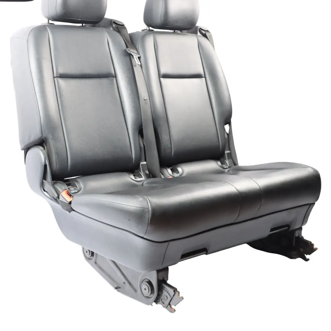 Bench Rear Seat Leather Leatherette Black to Mercedes Vito W447 Double with Part number A4479503301 Mercedes Vito W447 Double Bench Rear Seat Leather Leatherette Black - SKU RHD-A4479503301-1 - Part number A4479503301