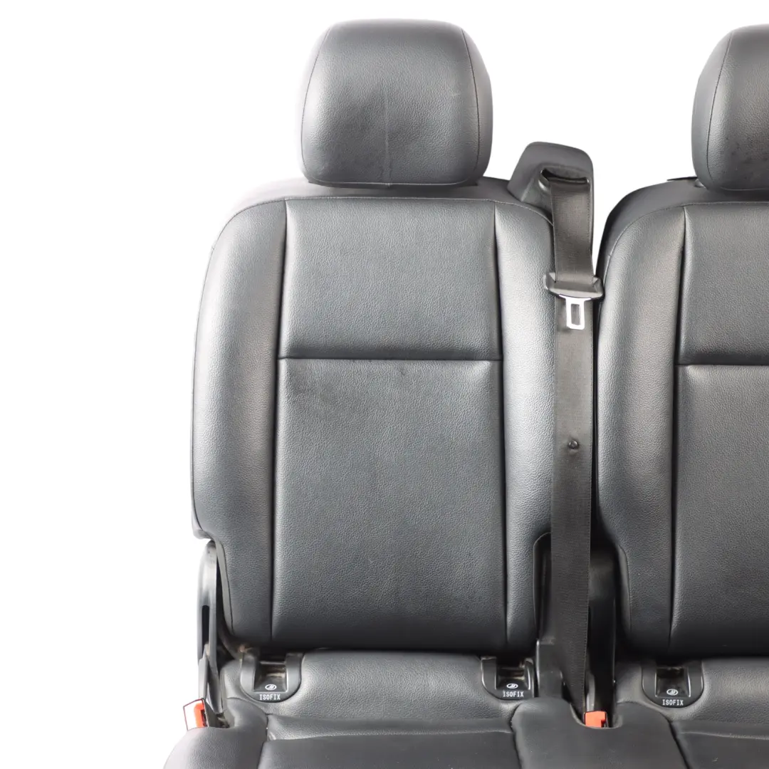 Mercedes Vito W447 Double Bench Rear Seat Leather Leatherette Black - SKU RHD-A4479503301-1 - Part number A4479503301