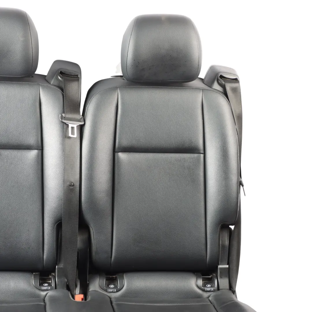 Bench Rear Seat Leather Leatherette Black to Mercedes Vito W447 Double with Part number A4479503301 Mercedes Vito W447 Double Bench Rear Seat Leather Leatherette Black - SKU RHD-A4479503301-1 - Part number A4479503301