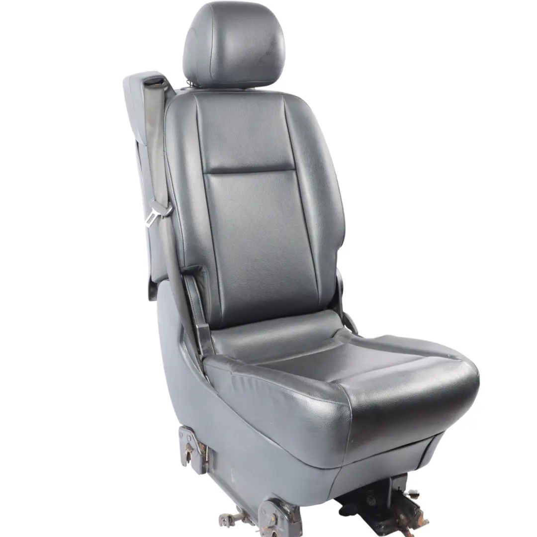 Single Bench Interior Leather Leatherette Black to Mercedes Vito W447 Rear Seat with Part number A4479503701 Mercedes Vito W447 Rear Seat Single Bench Interior Leather Leatherette Black - SKU RHD-A4479503701-1 - Part number A4479503701
