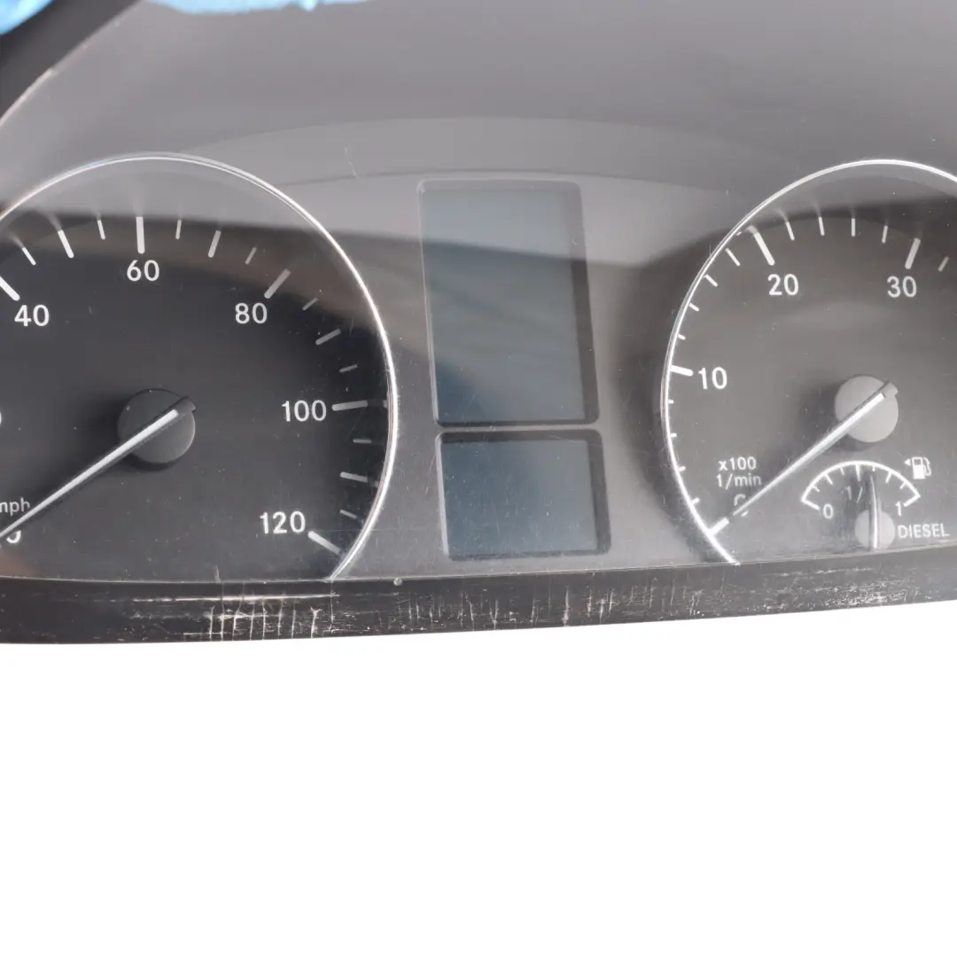 Instrument Cluster Speedo Clocks Meter Manual to Mercedes W906 Diesel with Part number A9069005102 Mercedes W906 Diesel Instrument Cluster Speedo Clocks Meter Manual - SKU RHD-A9069005102 - Part number A9069005102