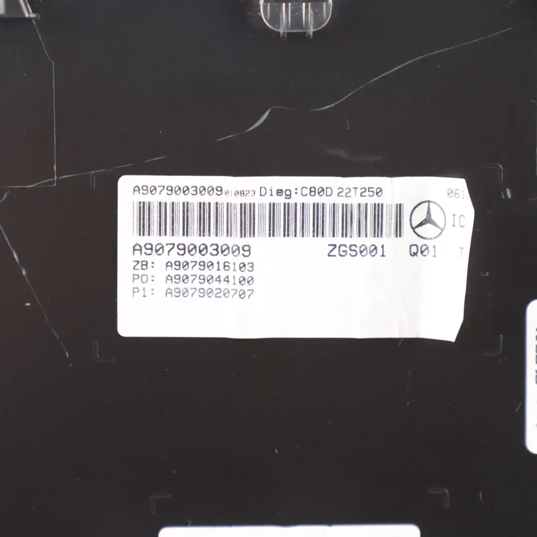 W907 Clocks Instrument Cluster Automatic Diesel to Mercedes Sprinter with Part number A9079003009 Mercedes Sprinter W907 Clocks Instrument Cluster Automatic Diesel - SKU RHD-A9079003009-1 - Part number A9079003009