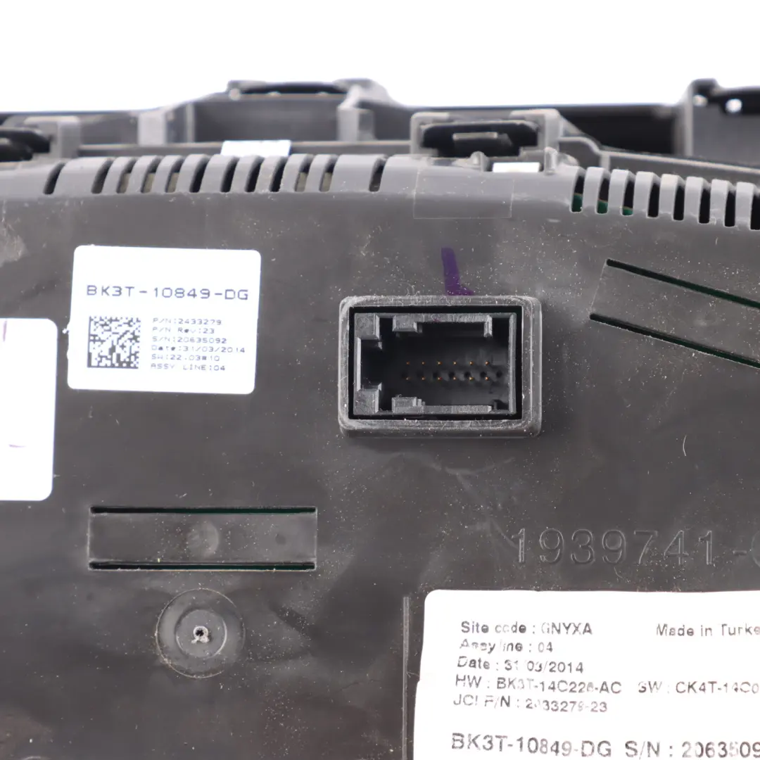 Mk8 VI Instrument Cluster Speedo Meter Diesel Manual to Ford Transit with Part number BK3T10849DG Ford Transit Mk8 VI Instrument Cluster Speedo Meter Diesel Manual - SKU RHD-BK3T10849DG - Part number BK3T10849DG