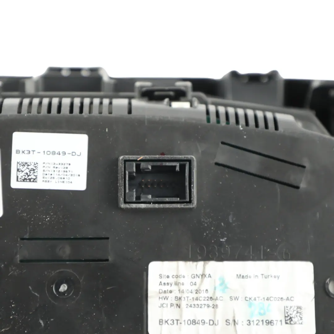 Ford Transit Mk8 Instrument Cluster Speedo Speedometer Manual Diesel - SKU RHD-BK3T10849DJ - Part number BK3T10849DJ