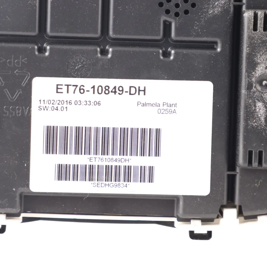 Mk2 Instrument Cluster Speedometer Clocks to Ford Transit Connect with Part number ET7610849DH Ford Transit Connect Mk2 Instrument Cluster Speedometer Clocks - SKU RHD-ET7610849DH - Part number ET7610849DH