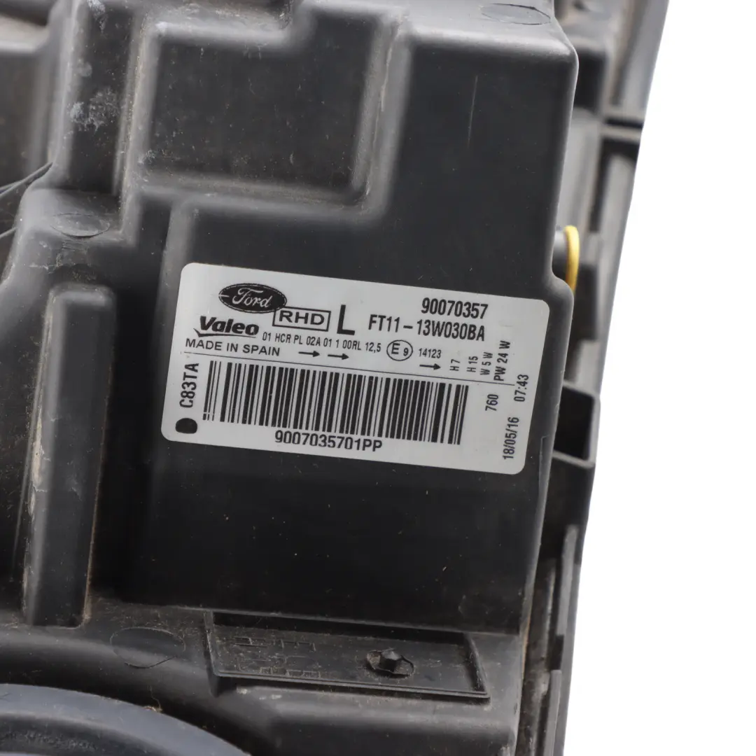 Headlamp Headlight Lamp Light Front Left N/S FT11-13W030-BA to Ford Transit Connect with Part number FT1113W030BA Ford Transit Connect Headlamp Headlight Lamp Light Front Left N/S FT11-13W030-BA - SKU RHD-FT1113W030BA - Part number FT1113W030BA