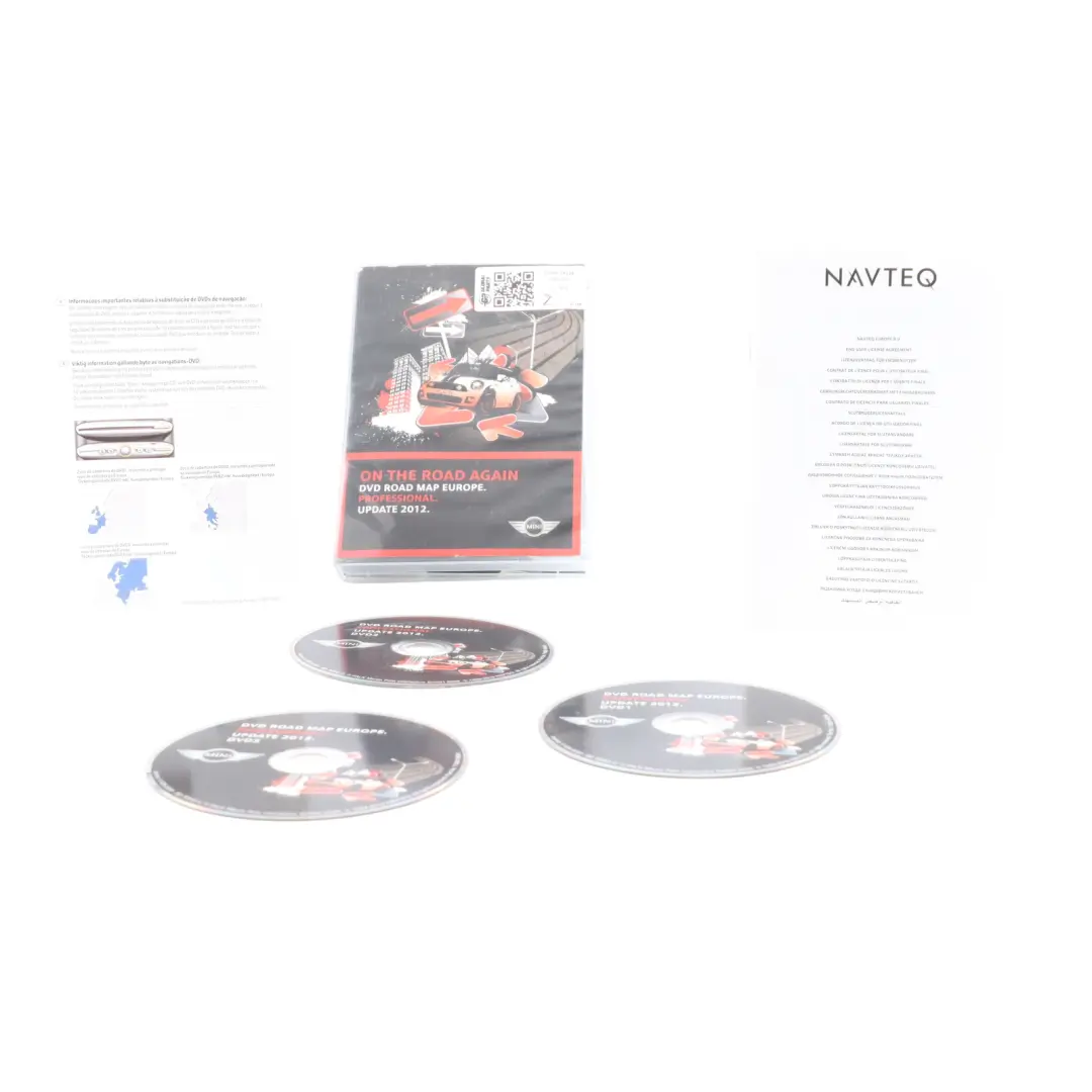 Mini R56 Disc High Navigation DVD 2009-2 Road Map Europe -14848 - SKU T1000-18039 - Part number T1000