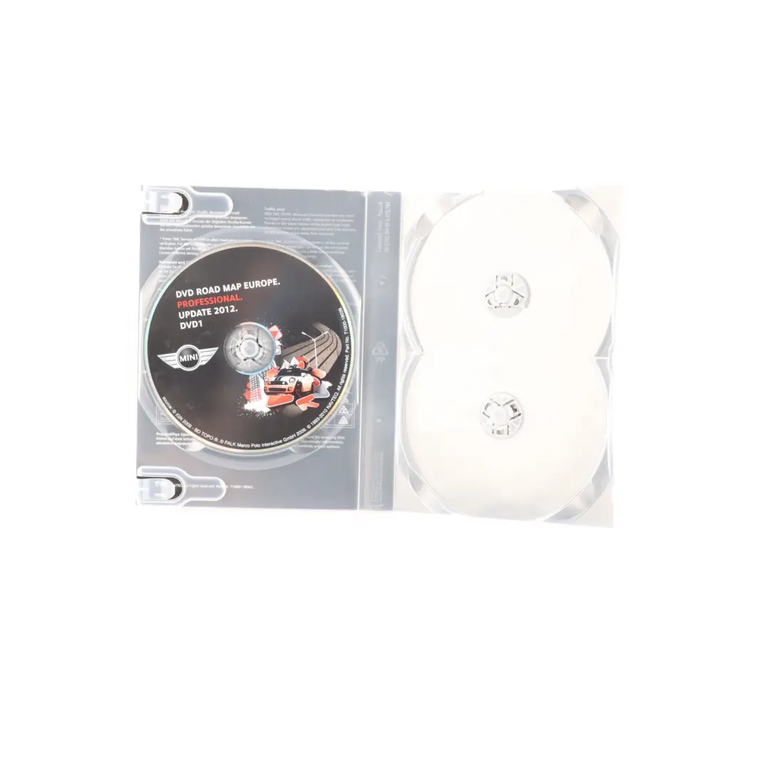 Mini R56 Disc High Navigation DVD 2009-2 Road Map Europe -14848 - SKU T1000-18039 - Part number T1000