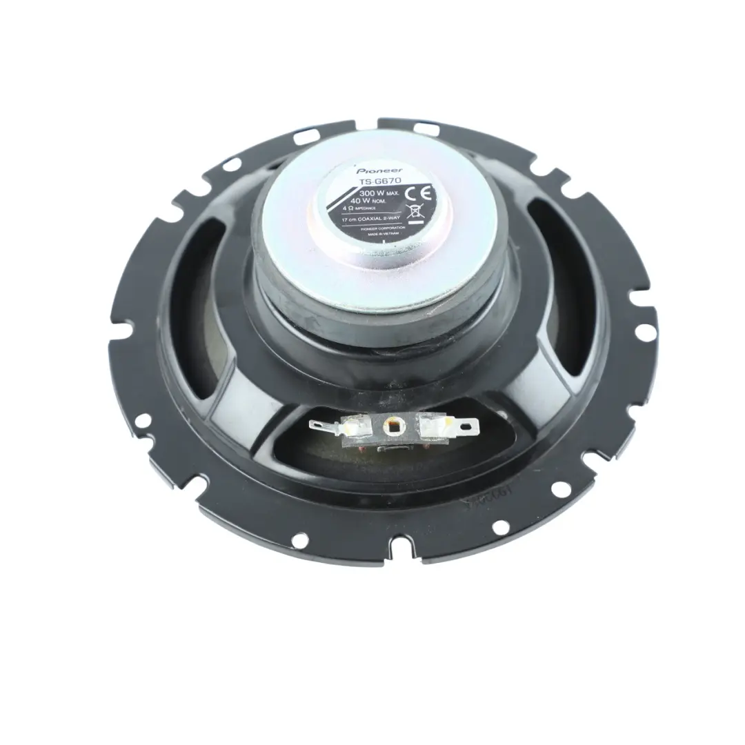 Genuine Pioneer Stereo 2-Way Coaxial Speaker Loudspeaker Set 300W to with Part number TS-G670 Genuine Pioneer Stereo 2-Way Coaxial Speaker Loudspeaker Set 300W - SKU TS-G670 - Part number TS-G670