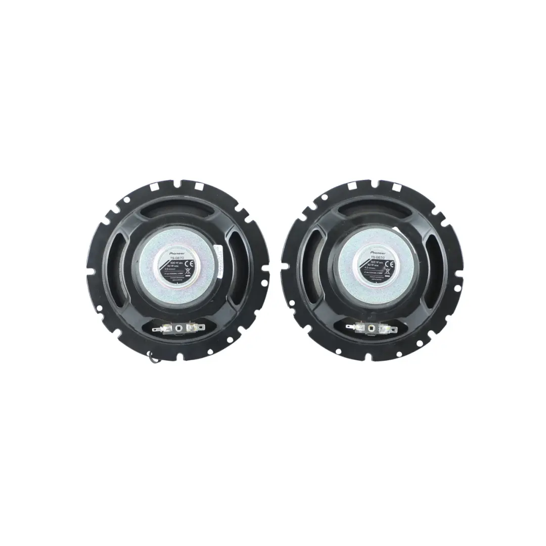 Genuine Pioneer Stereo 2-Way Coaxial Speaker Loudspeaker Set 300W to with Part number TS-G670 Genuine Pioneer Stereo 2-Way Coaxial Speaker Loudspeaker Set 300W - SKU TS-G670 - Part number TS-G670