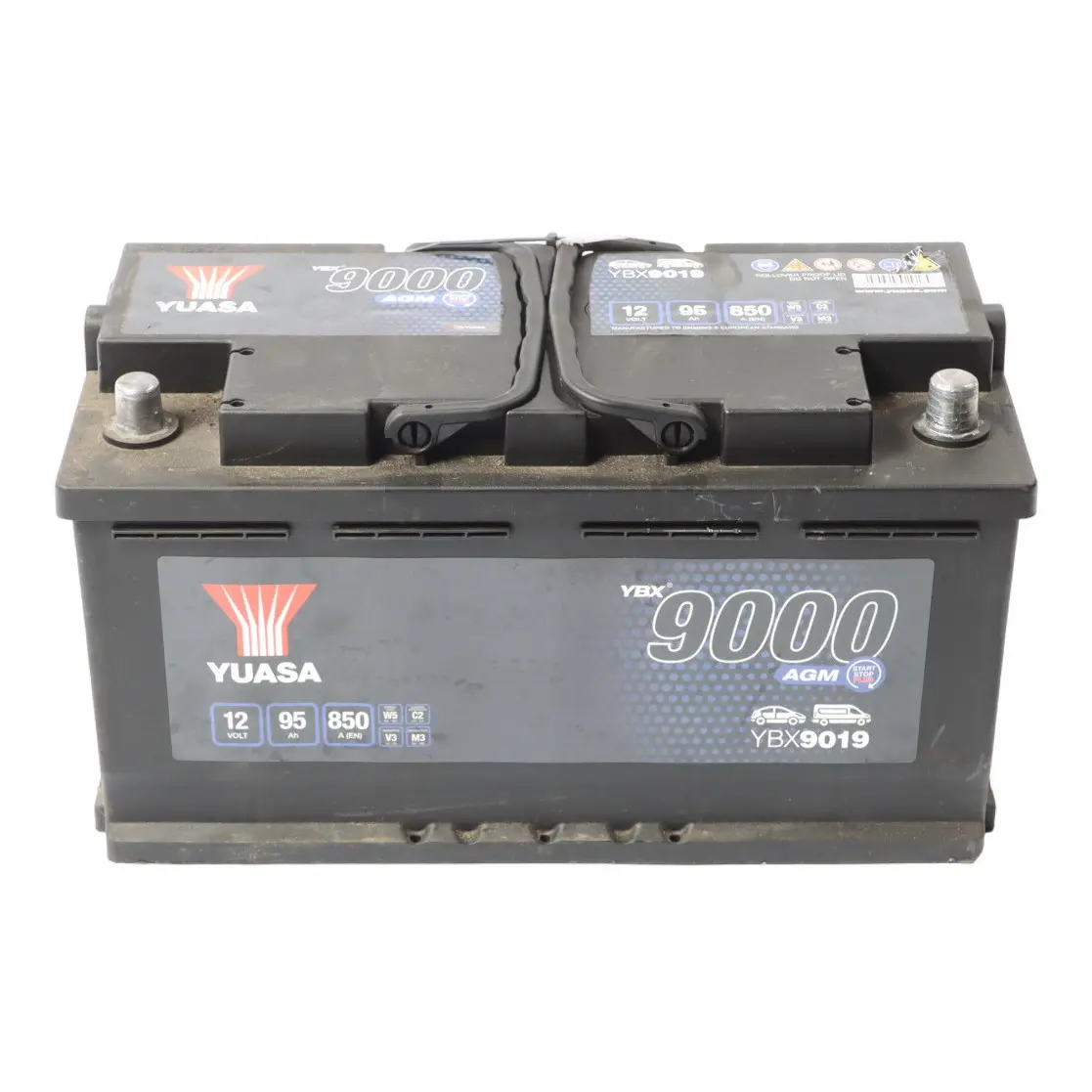 YUASA YBX 9000 AGM Start Stop 12V Accumulator Battery 95Ah 850A YBX9019