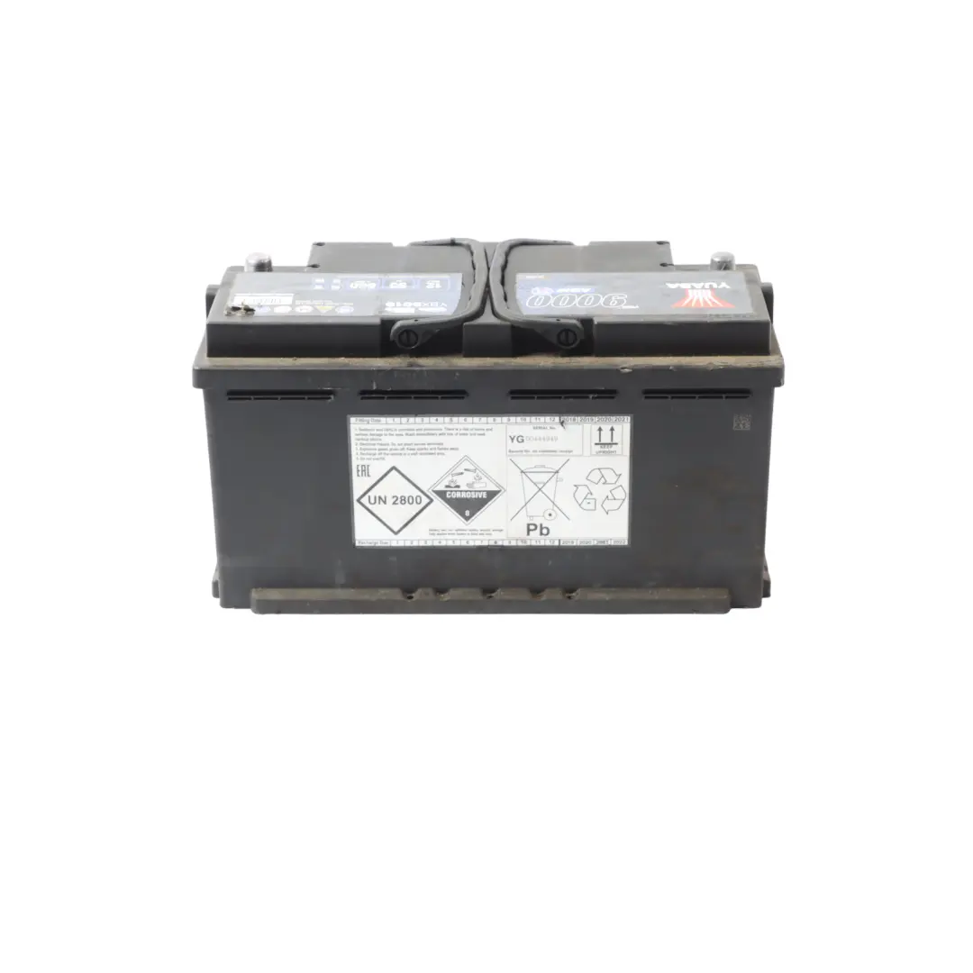  YUASA YBX 9000 AGM Start Stop 12V Accumulator Battery 95Ah 850A YBX9019 - SKU YUASA-YBX9000-AGM-95A - Part number YUASA YBX 9000 AGM 95Ah Accumulator