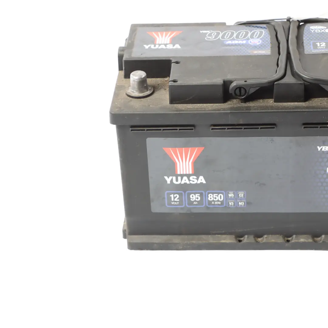  YUASA YBX 9000 AGM Start Stop 12V Accumulator Battery 95Ah 850A YBX9019 - SKU YUASA-YBX9000-AGM-95A - Part number YUASA YBX 9000 AGM 95Ah Accumulator