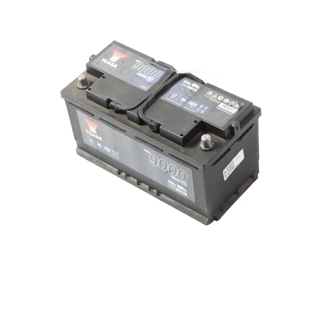  YUASA YBX 9000 AGM Start Stop 12V Accumulator Battery 95Ah 850A YBX9019 - SKU YUASA-YBX9000-AGM-95A - Part number YUASA YBX 9000 AGM 95Ah Accumulator