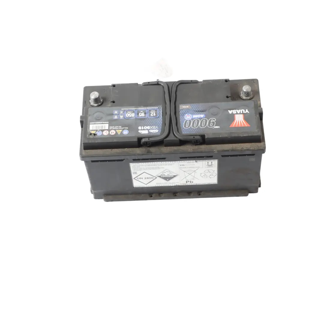  YUASA YBX 9000 AGM Start Stop 12V Accumulator Battery 95Ah 850A YBX9019 - SKU YUASA-YBX9000-AGM-95A - Part number YUASA YBX 9000 AGM 95Ah Accumulator