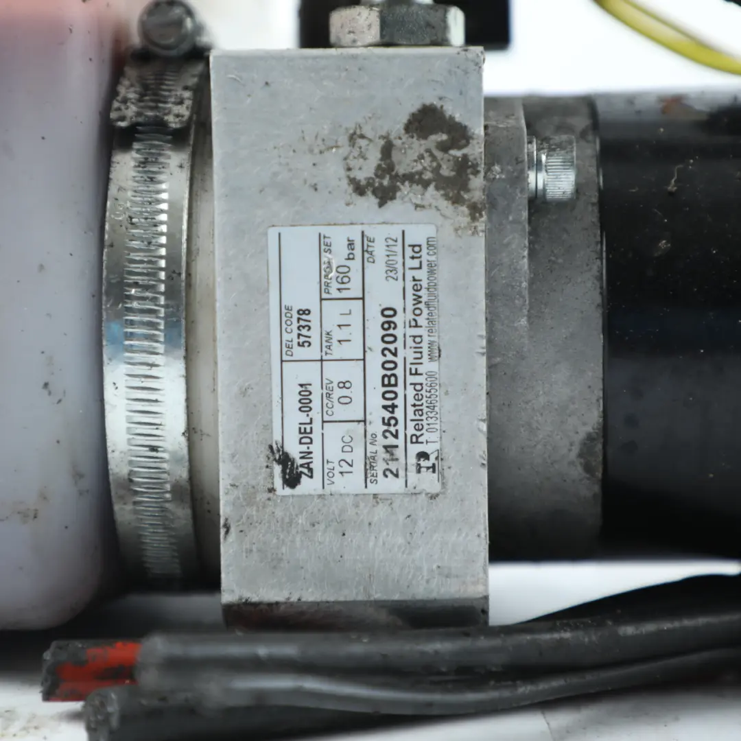 Tail Lift Hydraulic Pump Unit 12V 160 bar to Mercedes Sprinter W906 with Part number ZAN-DEL-0001 Mercedes Sprinter W906 Tail Lift Hydraulic Pump Unit 12V 160 bar - SKU ZAN-DEL-0001-1 - Part number ZAN-DEL-0001