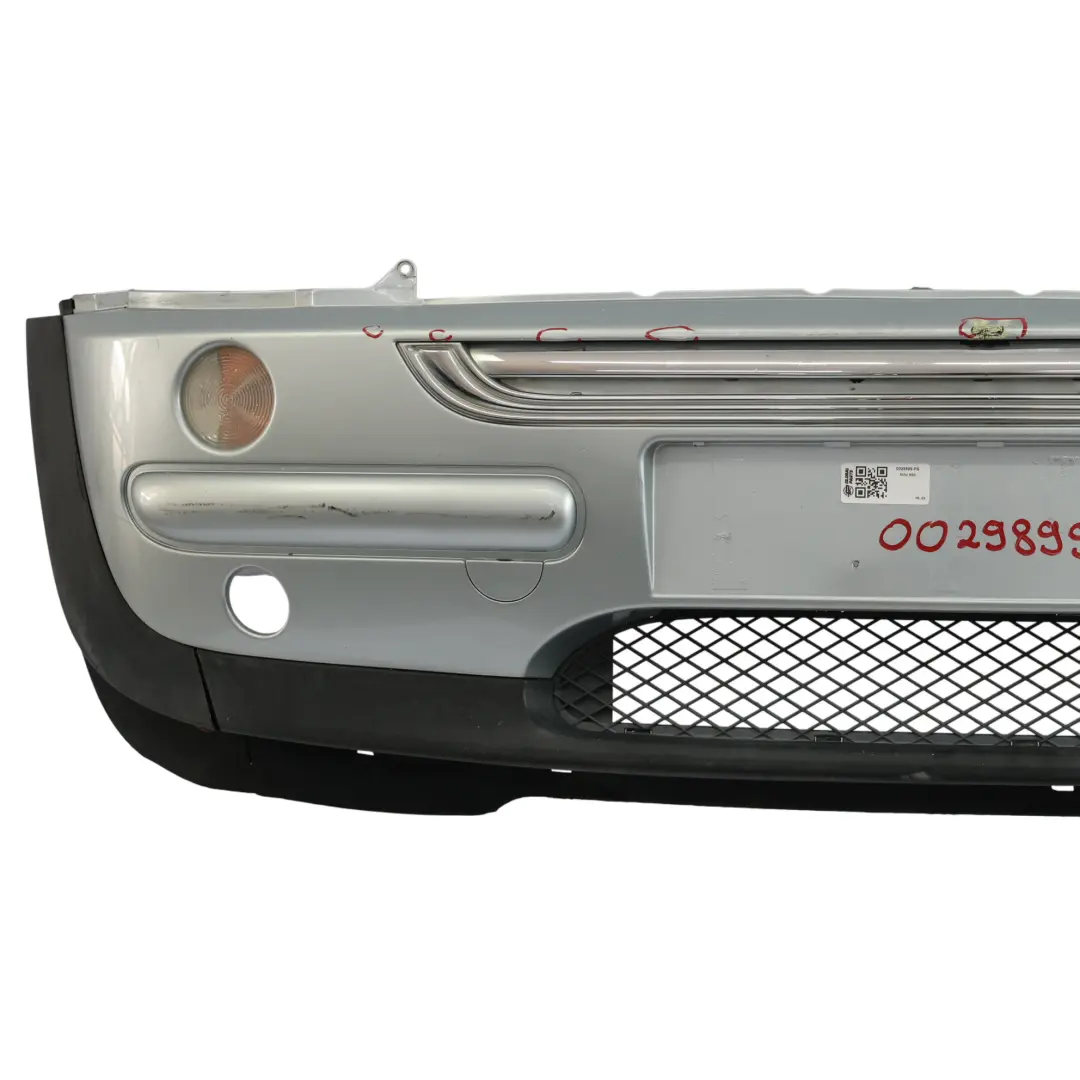 Front Bumper Trim Panel Covering Pure Silver Metallic - 900 to Mini R50 with Part number 0029899 Mini R50 Front Bumper Trim Panel Covering Pure Silver Metallic - 900 - SKU 0029899-PS - Part number 0029899