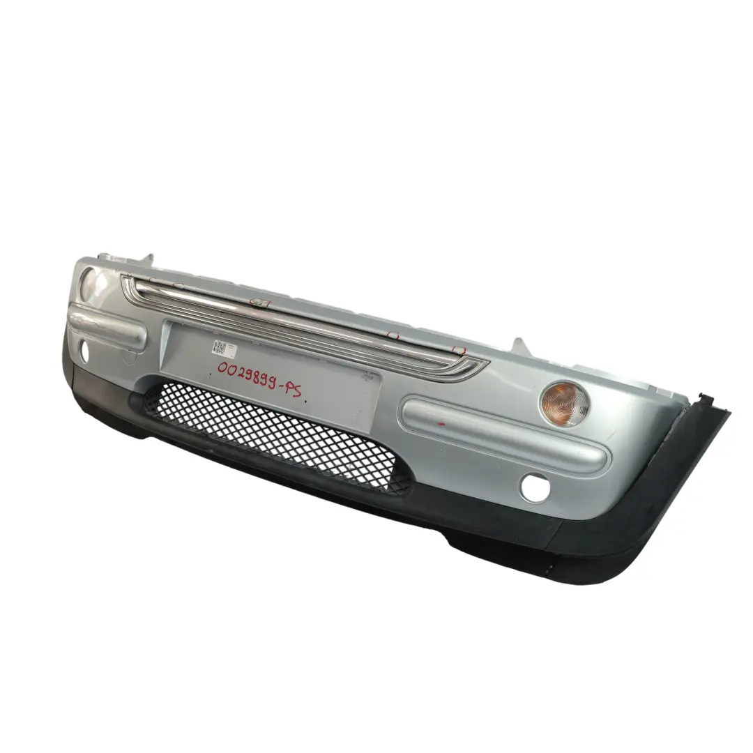 Front Bumper Trim Panel Covering Pure Silver Metallic - 900 to Mini R50 with Part number 0029899 Mini R50 Front Bumper Trim Panel Covering Pure Silver Metallic - 900 - SKU 0029899-PS - Part number 0029899