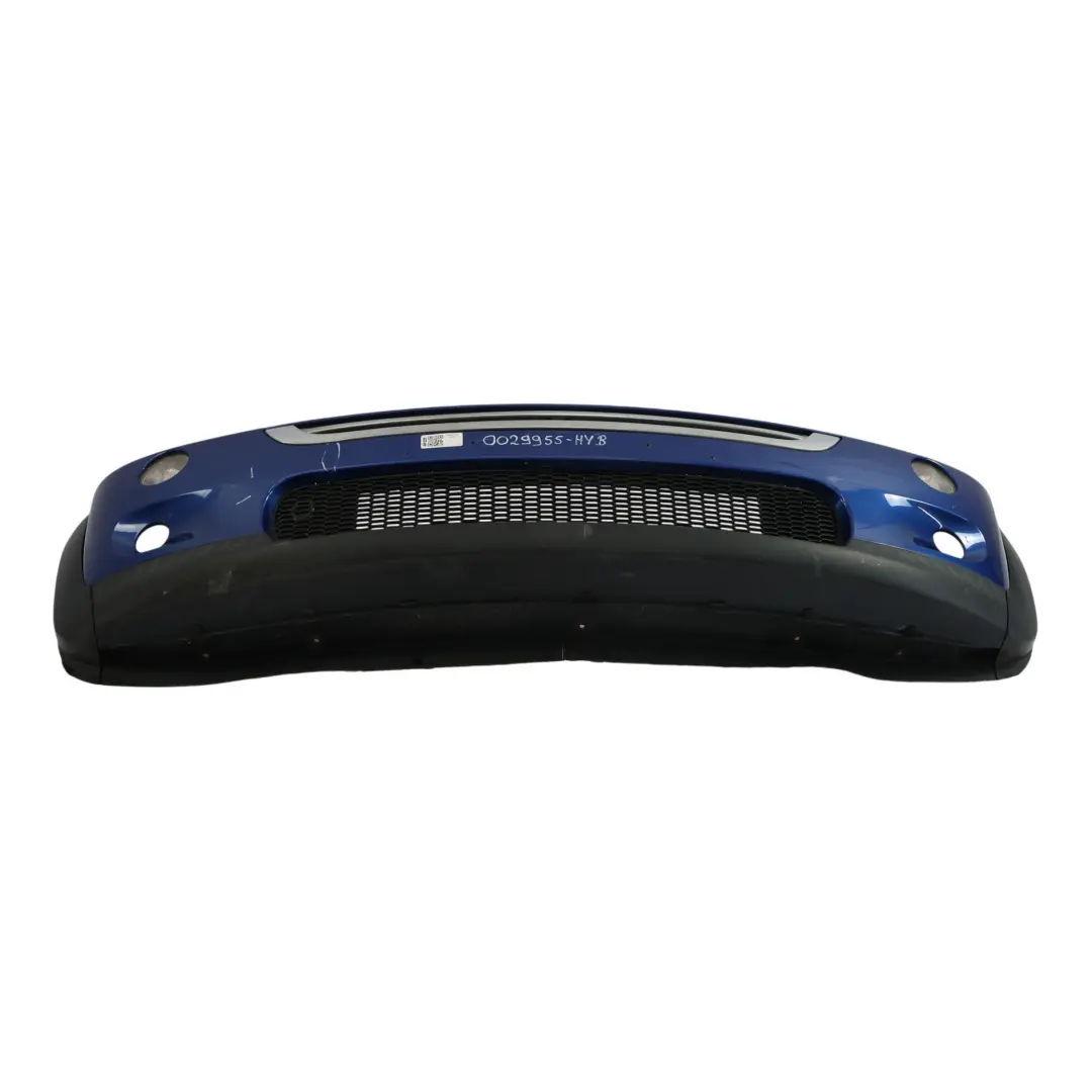 Front Bumper Panel Hyper Blue Metallic - A28 to Mini Cooper S R52 R53 with Part number 0029955 Mini Cooper S R52 R53 Front Bumper Panel Hyper Blue Metallic - A28 - SKU 0029955-HYB - Part number 0029955
