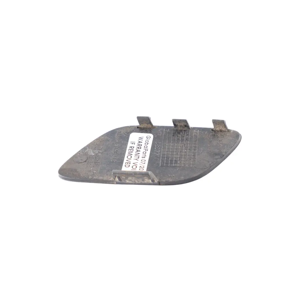BMW E92 E93 Front Bumper Flap Towing Hook Eye Monacoblau Metallic - A35 7128243 - SKU 0034358-MB - Part number 0034358