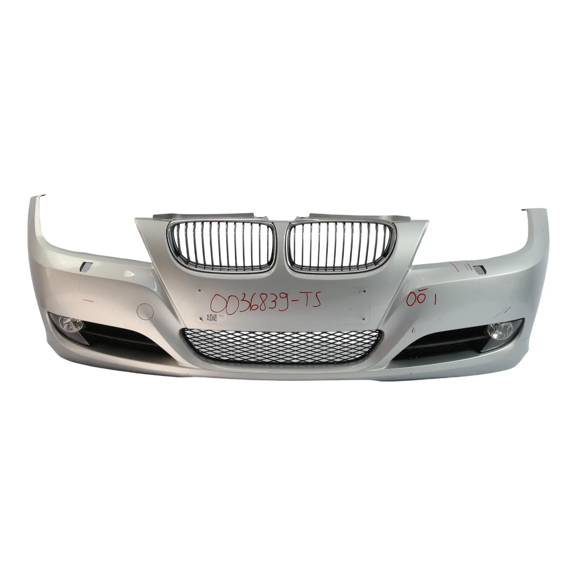 BMW E90 LCI Front Bumper Trim Panel Complete Titansilber Metallic - 354