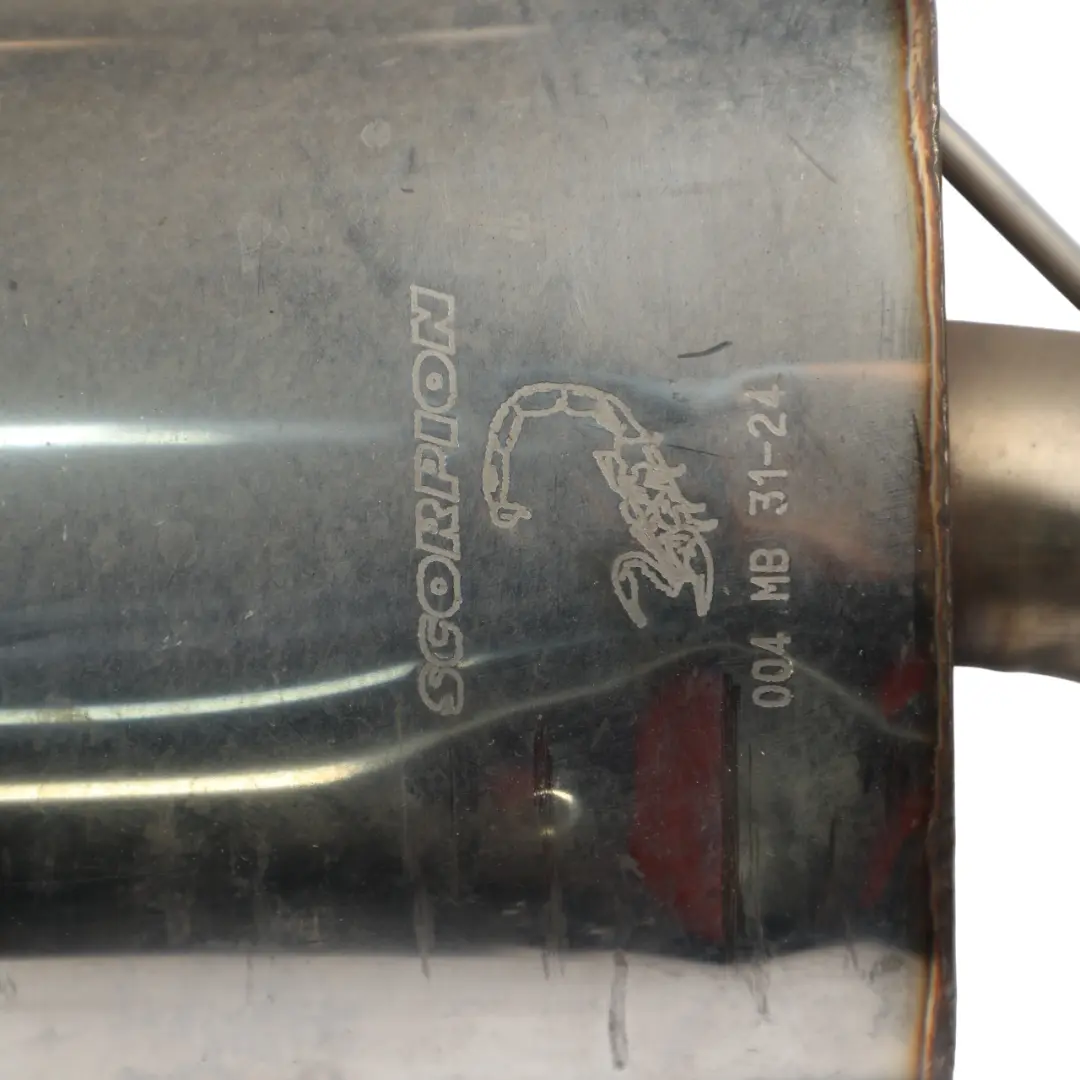 Mercedes W176 Scorpion Exhausts Rear Muffler Box Silencer A180 004 MB 31-24 - SKU 004MB31-24 - Part number 004MB31-24