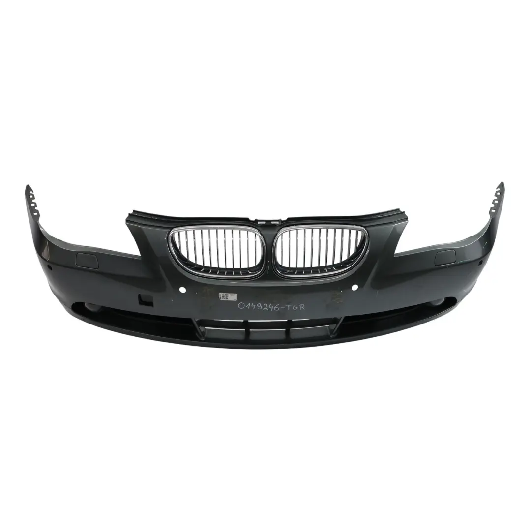 BMW E60 E61 Przedni Zderzak Titangrau Titan Grey II Metalik - A36 - SKU 0149246-TGR - Numer Części 0149246