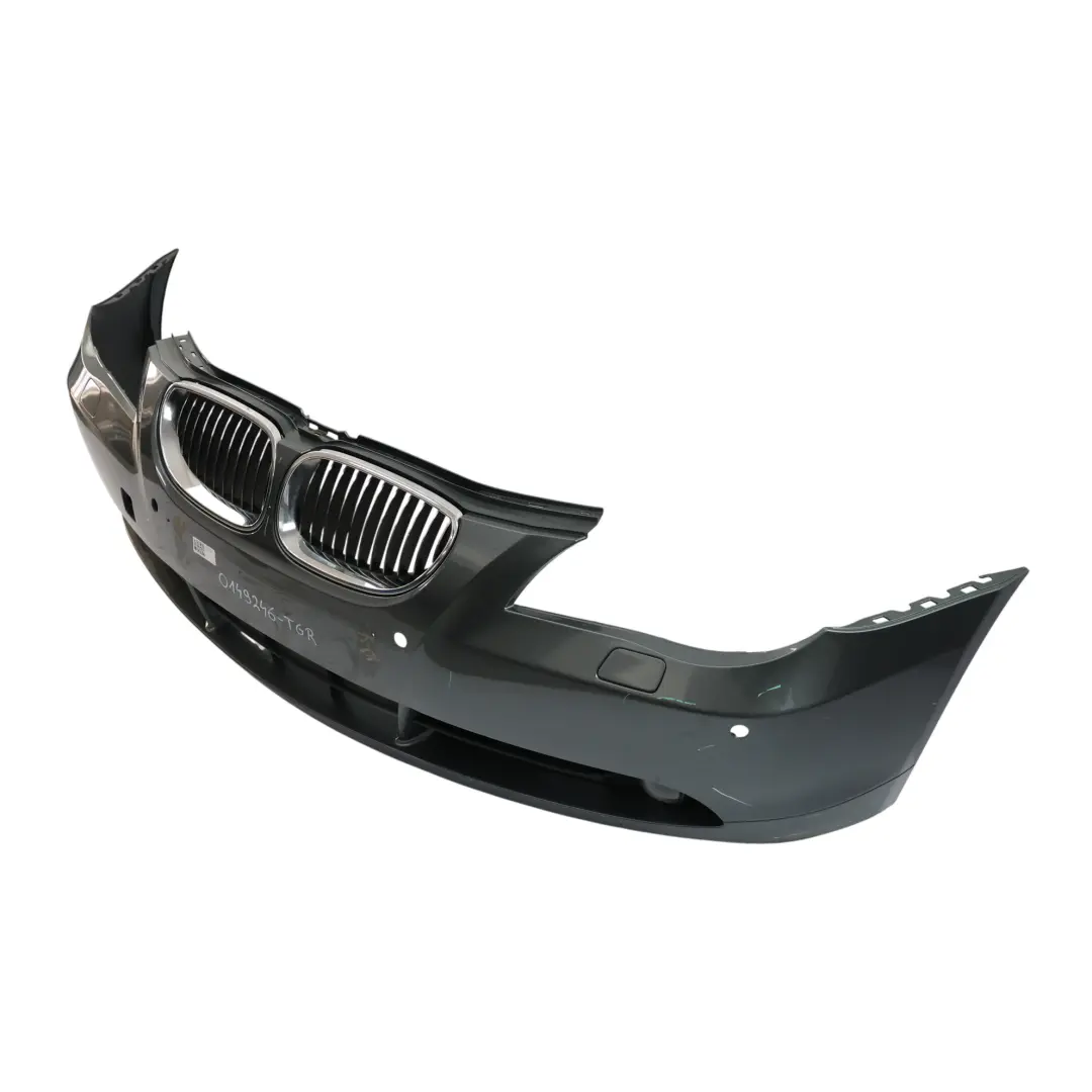 BMW E60 E61 Przedni Zderzak Titangrau Titan Grey II Metalik - A36 - SKU 0149246-TGR - Numer Części 0149246