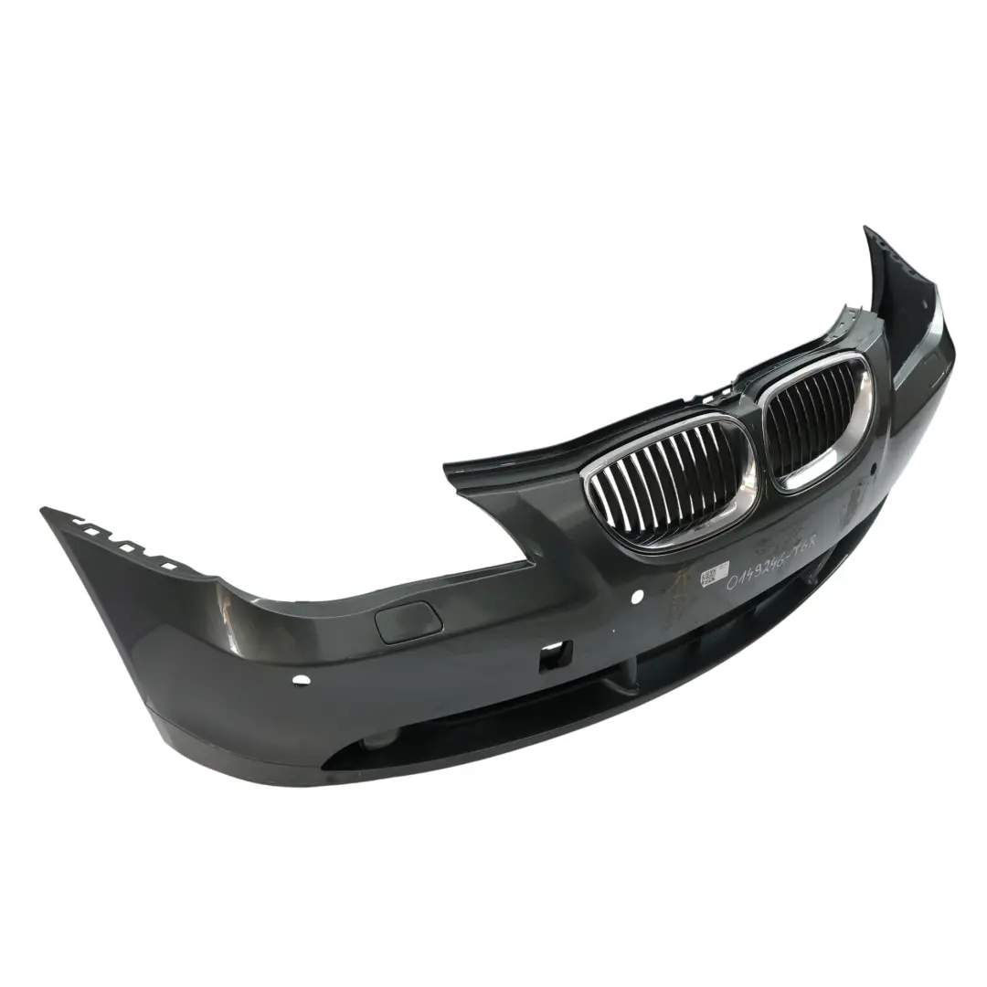 BMW E60 E61 Przedni Zderzak Titangrau Titan Grey II Metalik - A36 - SKU 0149246-TGR - Numer Części 0149246