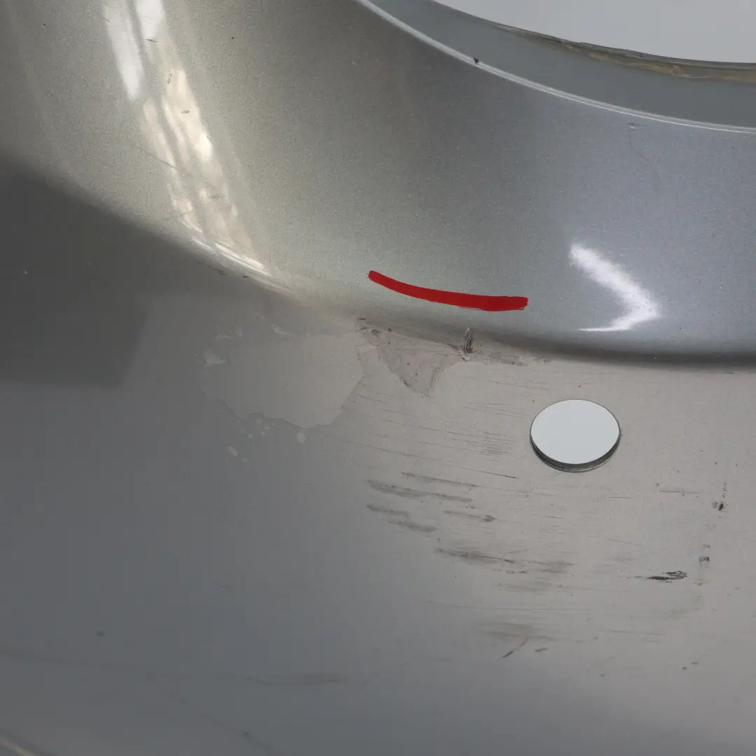 BMW E60 E61 Front Bumper Trim Panel Silbergrau Grey Metallic - A08 - SKU 0149246-SBG - Part number 0149246