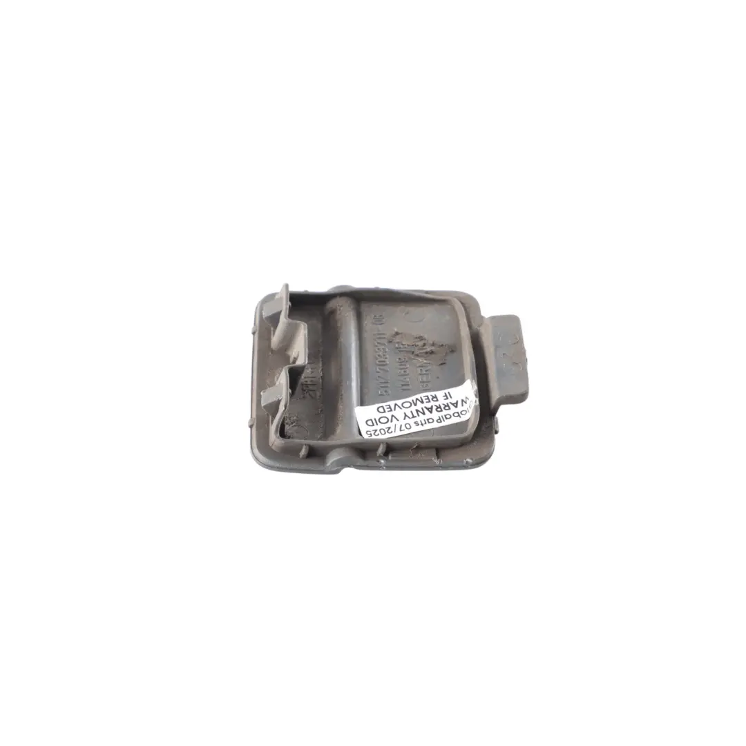 Bumper Towing Eye Hook Flap Cover 7033711 Titangrau II Metallic A36 to BMW E60 Rear with Part number 0150251 BMW E60 Rear Bumper Towing Eye Hook Flap Cover 7033711 Titangrau II Metallic A36 - SKU 0150251-TGR - Part number 0150251