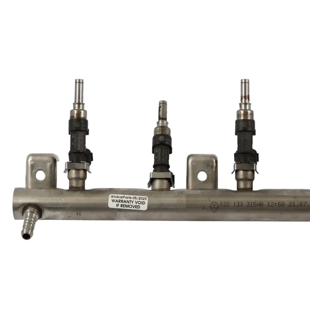 Audi TT 8J 3.2 FSI V6 BUB Petrol Fuel Rail Line Injectors - SKU 022133317M-1 - Part number 022133317M