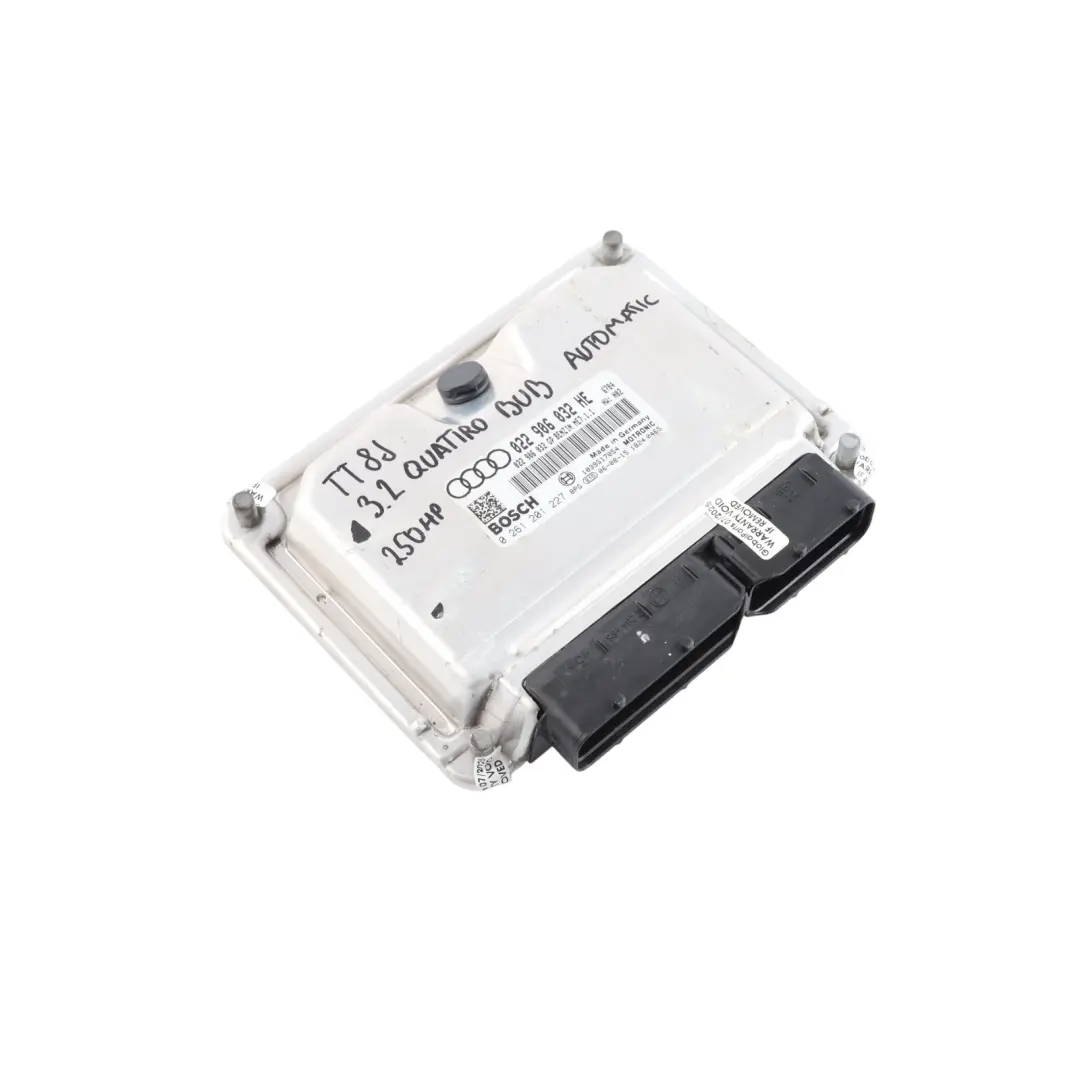 Audi TT 8J 3.2 FSI BUB Quattro 250HP Engine Control ECU Automatic - SKU 022906032HE - Part number 022906032HE