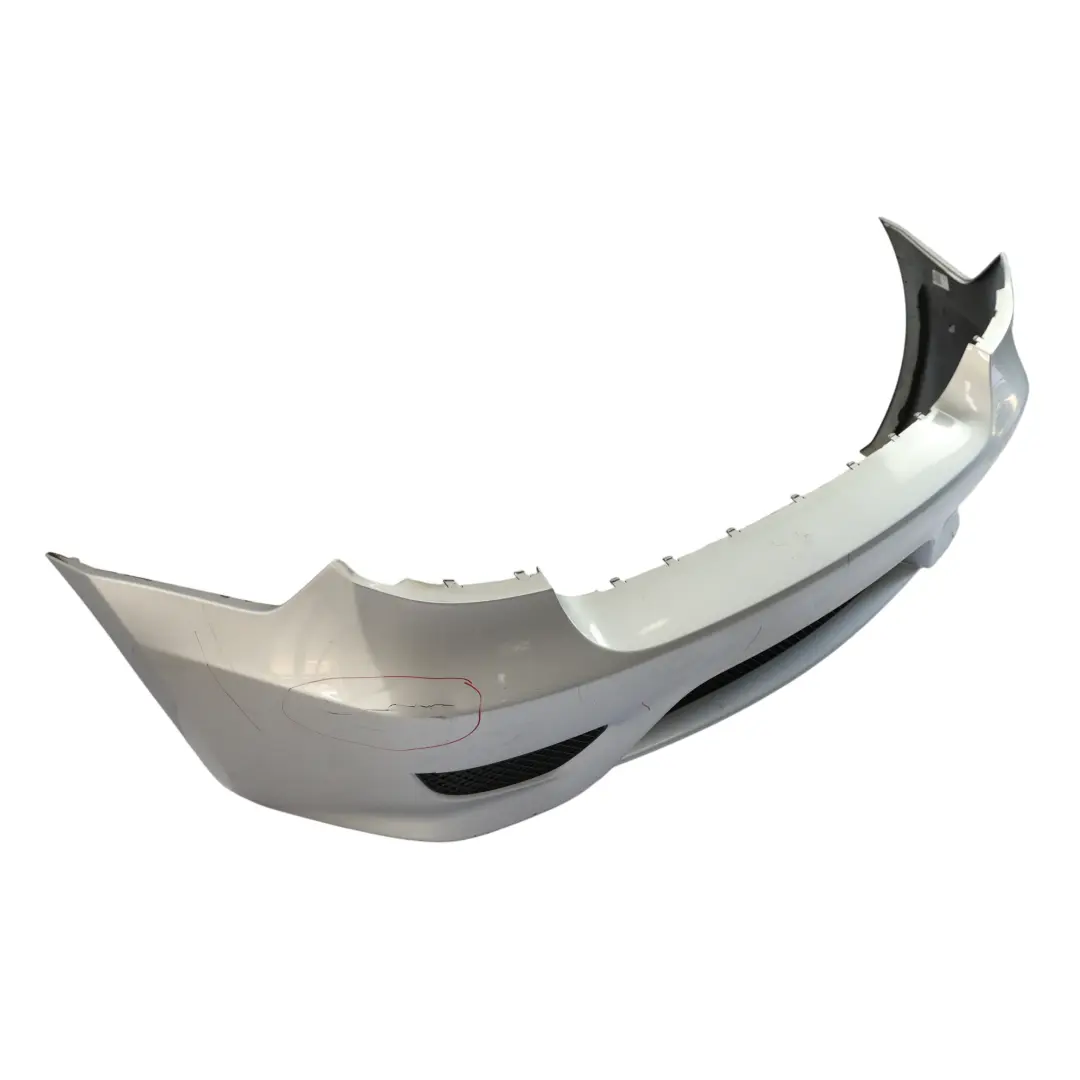 BMW E81 E87 LCI Rear Bumper Aerokit Trim Panel Titansilber Silver Metallic - 354 - SKU 0301917-TS - Part number 0301917
