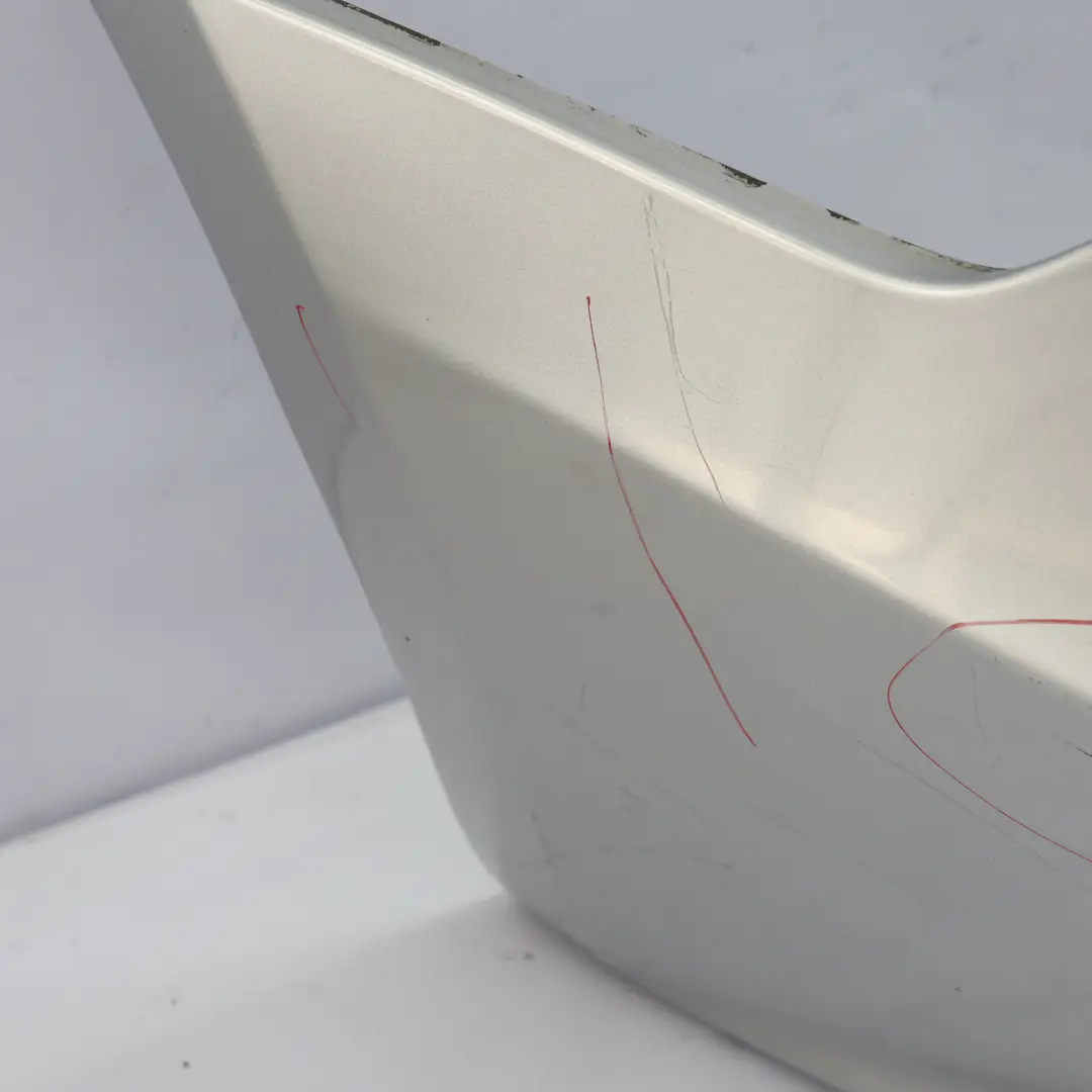 Bumper Aerokit Trim Panel Titansilber Silver Metallic - 354 to BMW E81 E87 LCI Rear with Part number 0301917 BMW E81 E87 LCI Rear Bumper Aerokit Trim Panel Titansilber Silver Metallic - 354 - SKU 0301917-TS - Part number 0301917