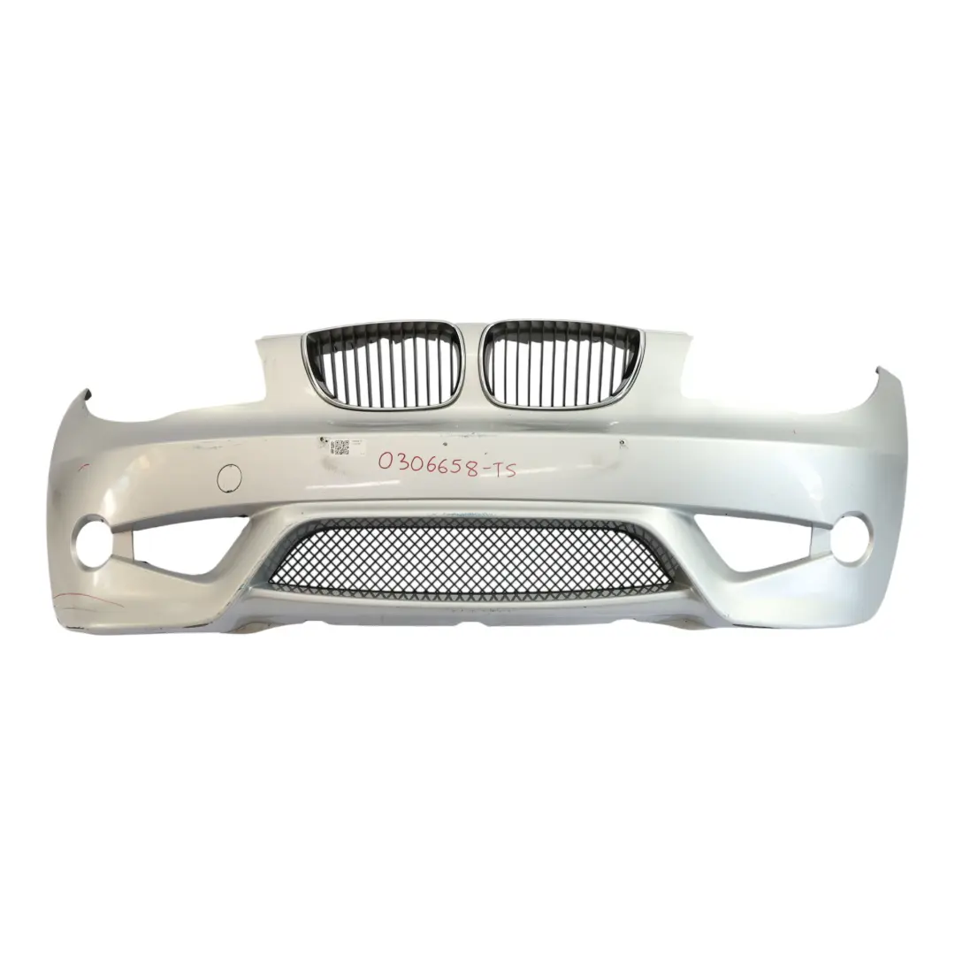 BMW E81 E87 Front Bumper M Sport Aerokit Trim Panel Titansilber Silver - 354 - SKU 0306658-TS - Part number 0306658
