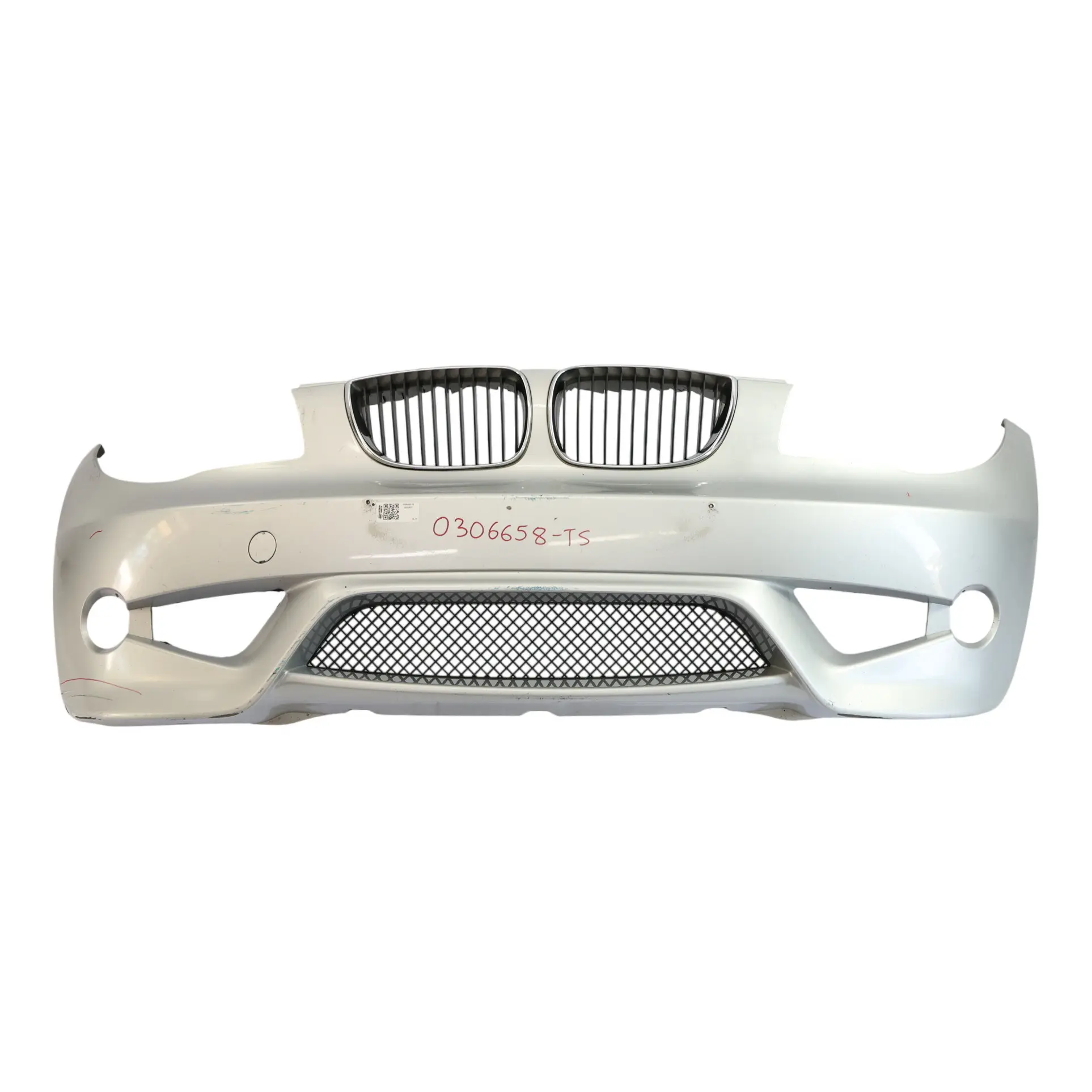 BMW E81 E87 Front Bumper M Sport Aerokit Trim Panel Titansilber Silver - 354