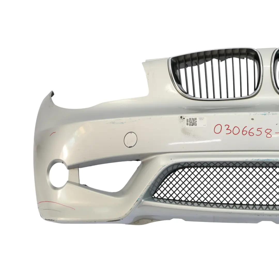BMW E81 E87 Zderzak Przedni M-Pakiet Aerokit Titansilber Srebrny - 354 - SKU 0306658-TS - Numer Części 0306658