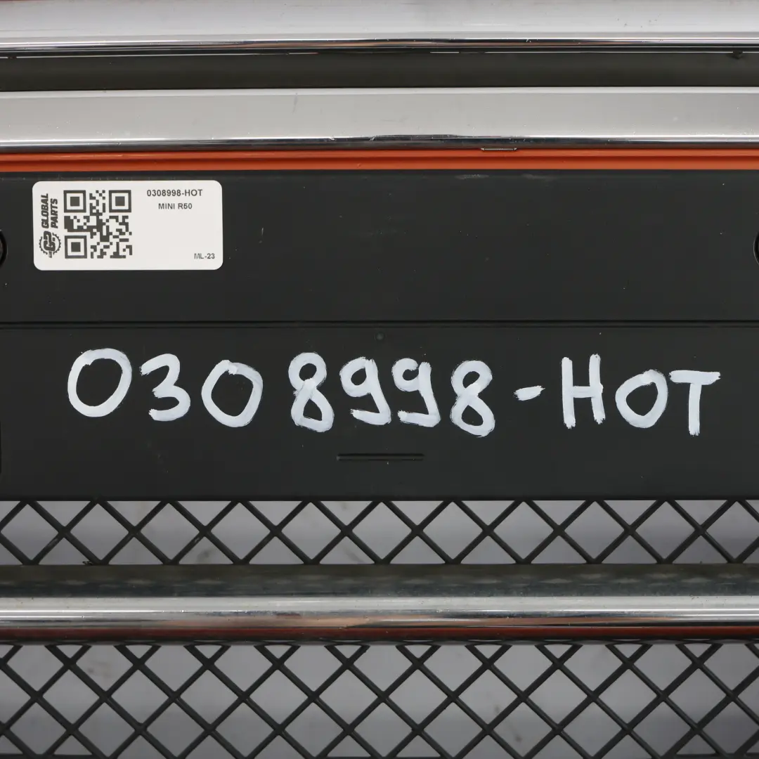 Mini R50 R52 Front Bumper Panel Covering Hot Orange Metallic - A26 - SKU 0308998-HOT - Part number 0308998