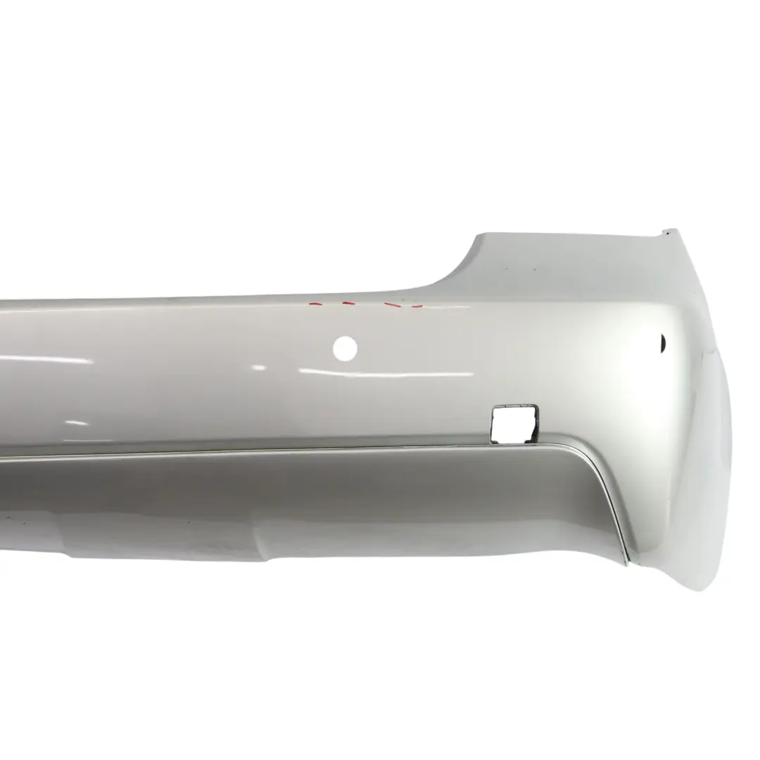 Bumper M Sport Panel PDC Titansilber Titan Silver Metallic - 354 to BMW E60 Rear with Part number 0394707 BMW E60 Rear Bumper M Sport Panel PDC Titansilber Titan Silver Metallic - 354 - SKU 0394707-TS - Part number 0394707