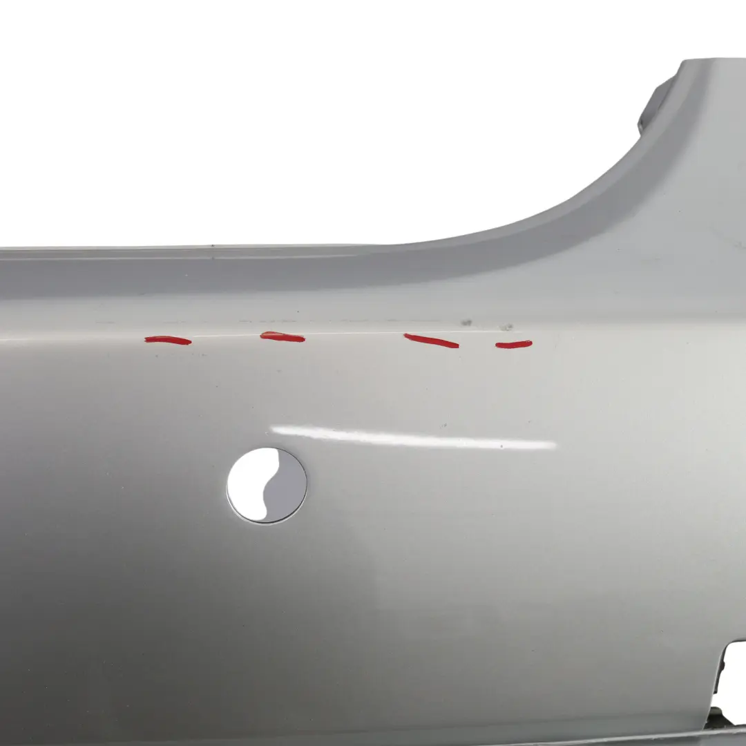 Bumper M Sport Panel PDC Titansilber Titan Silver Metallic - 354 to BMW E60 Rear with Part number 0394707 BMW E60 Rear Bumper M Sport Panel PDC Titansilber Titan Silver Metallic - 354 - SKU 0394707-TS - Part number 0394707