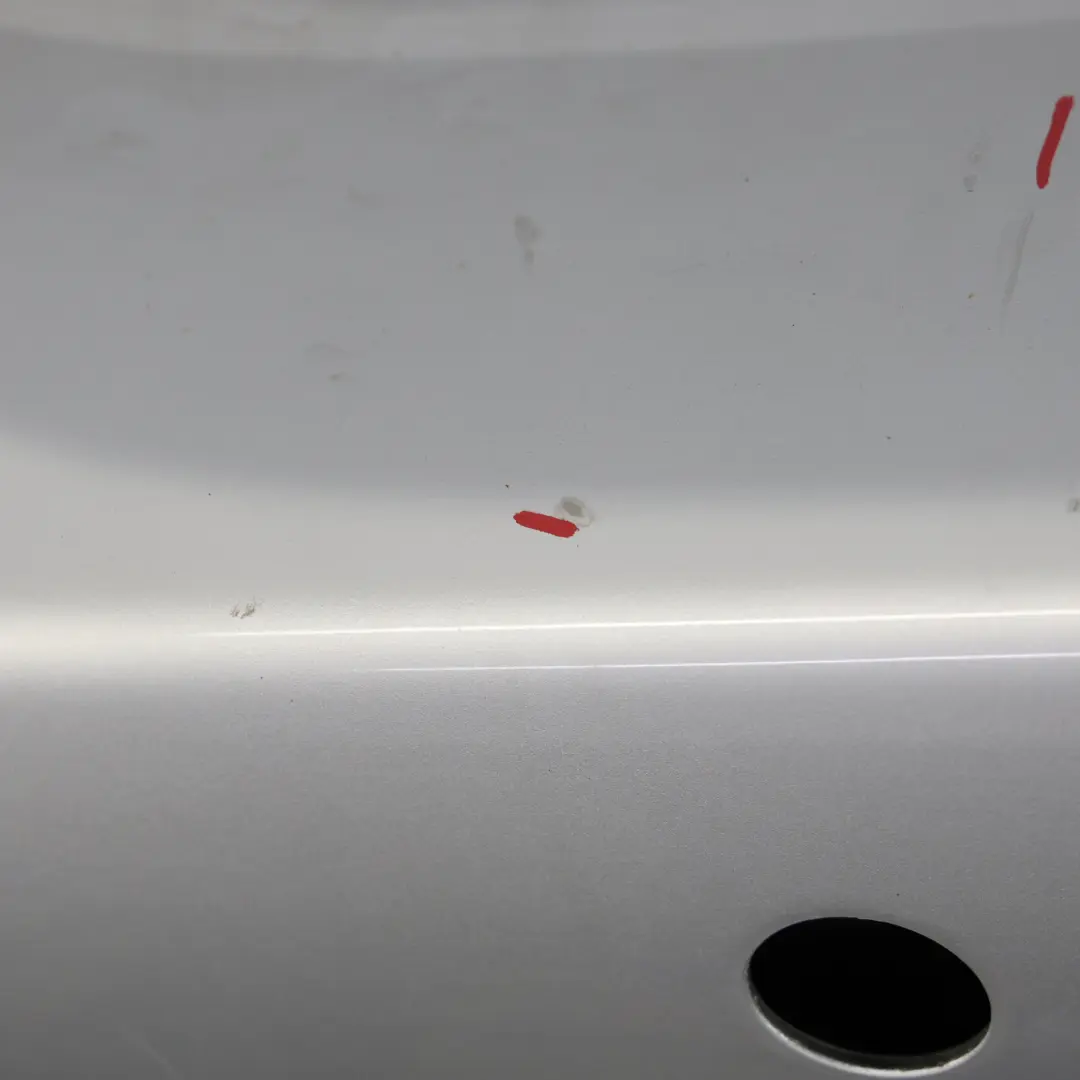 Bumper M Sport Panel PDC Titansilber Titan Silver Metallic - 354 to BMW E60 Rear with Part number 0394707 BMW E60 Rear Bumper M Sport Panel PDC Titansilber Titan Silver Metallic - 354 - SKU 0394707-TS - Part number 0394707