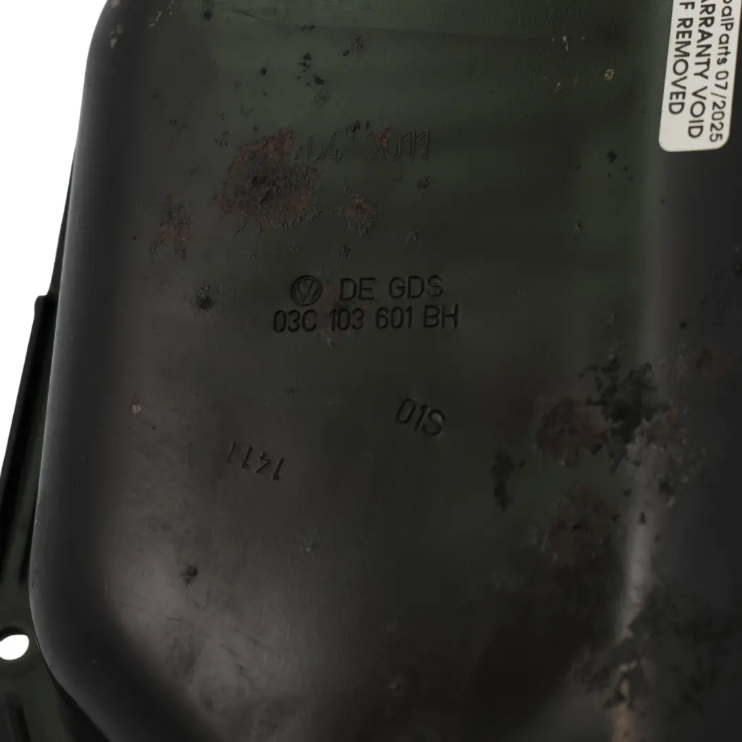 VW Golf Mk6 Audi A1 8X Motore Inferiore Coppa Olio 1.2 Benzina 03C103601BH - SKU 03C103601BK - Numero di parte 03C103601BK