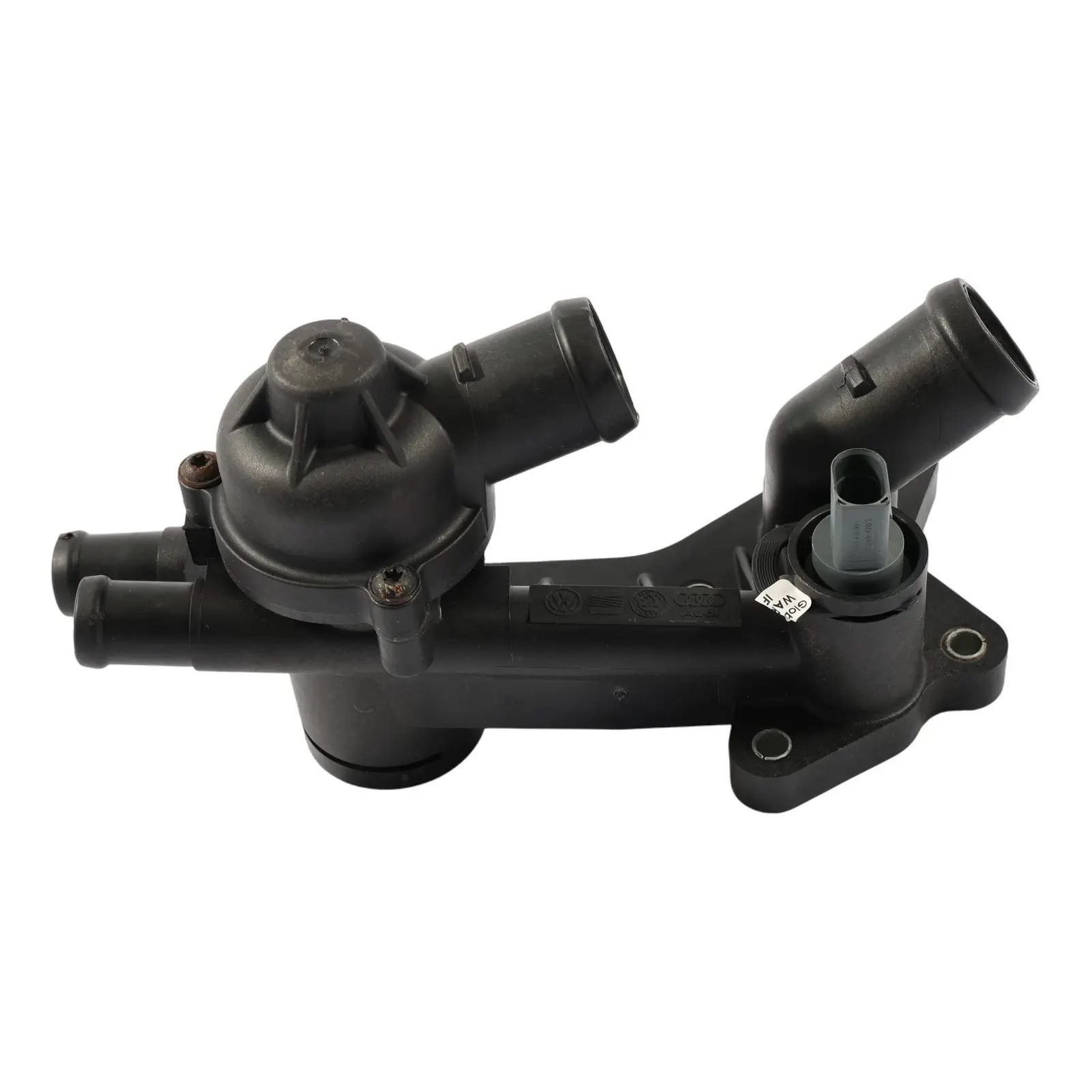 Volkswagen VW Polo 5 6R Alloggiamento Termostato Acqua Refrigerante 03C121111B