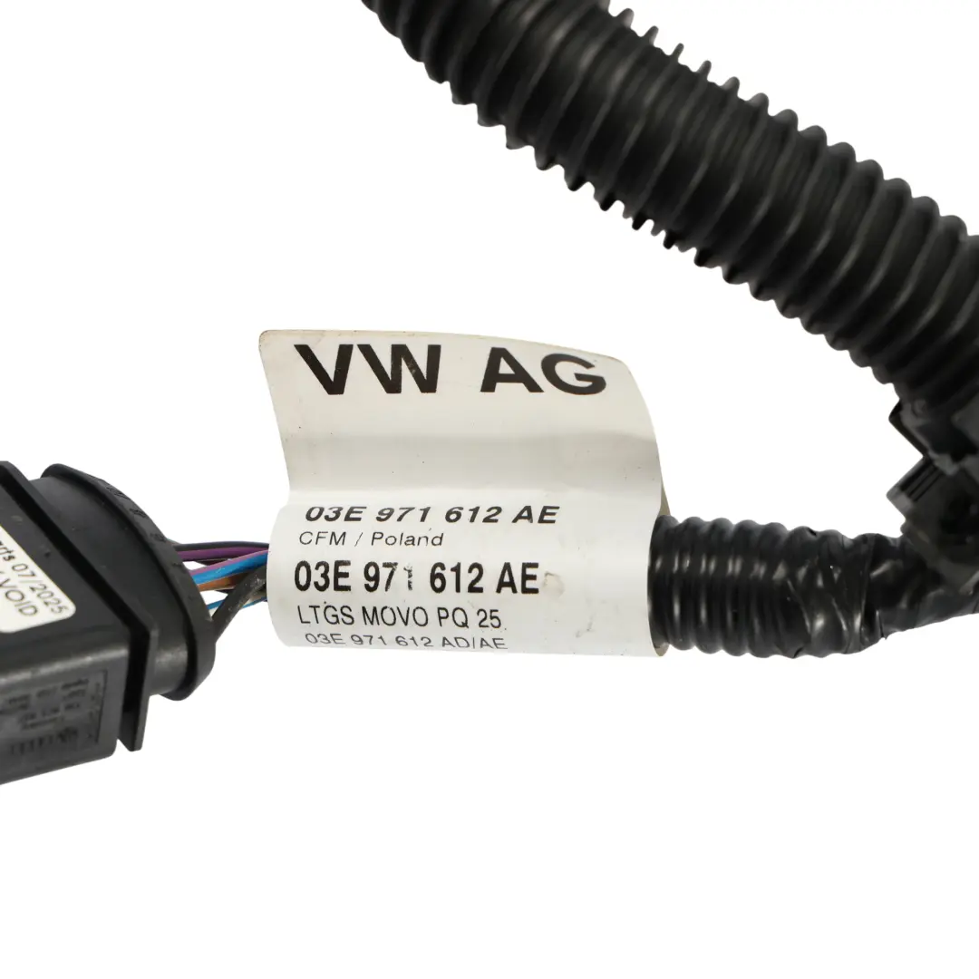 Volkswagen Polo 6R Mk5 Engine Wiring Loom Harness Cable - SKU 03E971612AE - Part number 03E971612AE