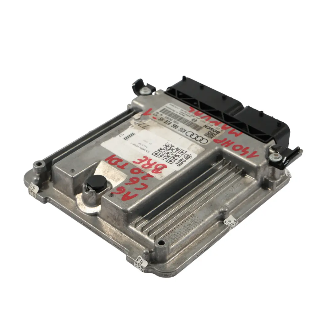 Audi A6 C6 2.0 TDI BRE 140PS Motor Steuerungs Modul ECU Set Manual - SKU 03G906016HS-1 - Teilenummer 03G906016HS