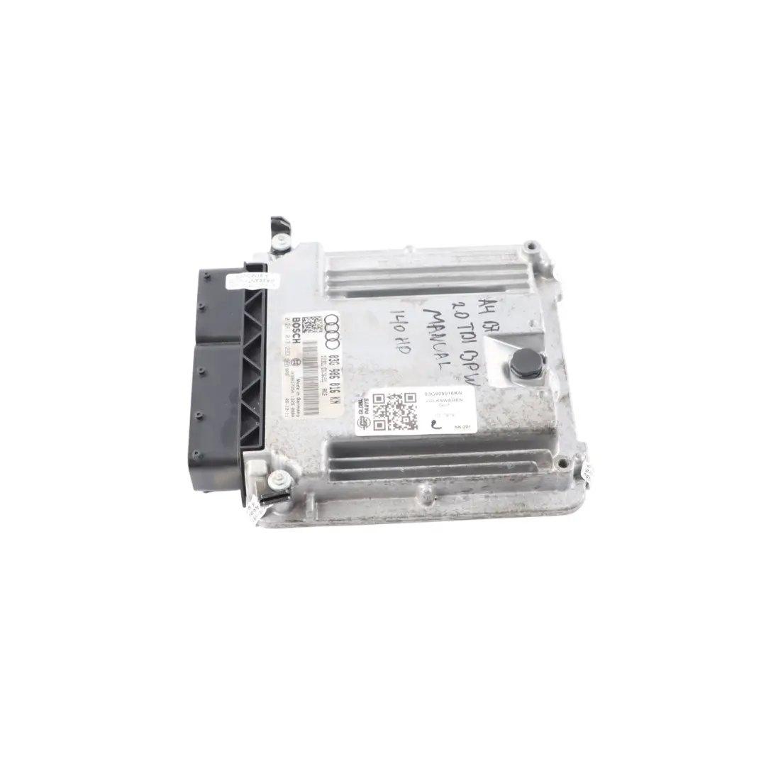 Audi A4 B7 BPW 2.0 TDI 140HP Diesel Engine Control Unit ECU Manual - SKU 03G906016KN - Part number 03G906016KN