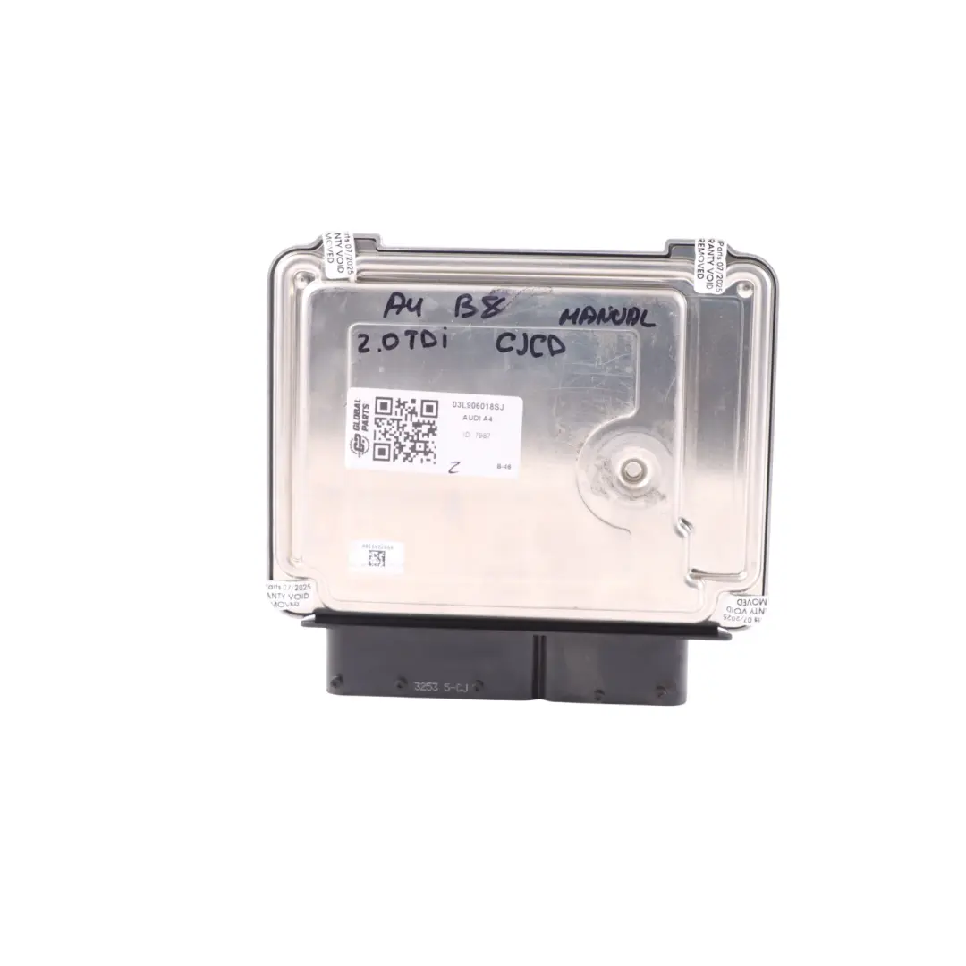 CJCD 150HP Engine Control Unit ECU Manual to Audi A4 B8 A5 8T 2.0 TDI with Part number 03L906018SJ Audi A4 B8 A5 8T 2.0 TDI CJCD 150HP Engine Control Unit ECU Manual - SKU 03L906018SJ - Part number 03L906018SJ