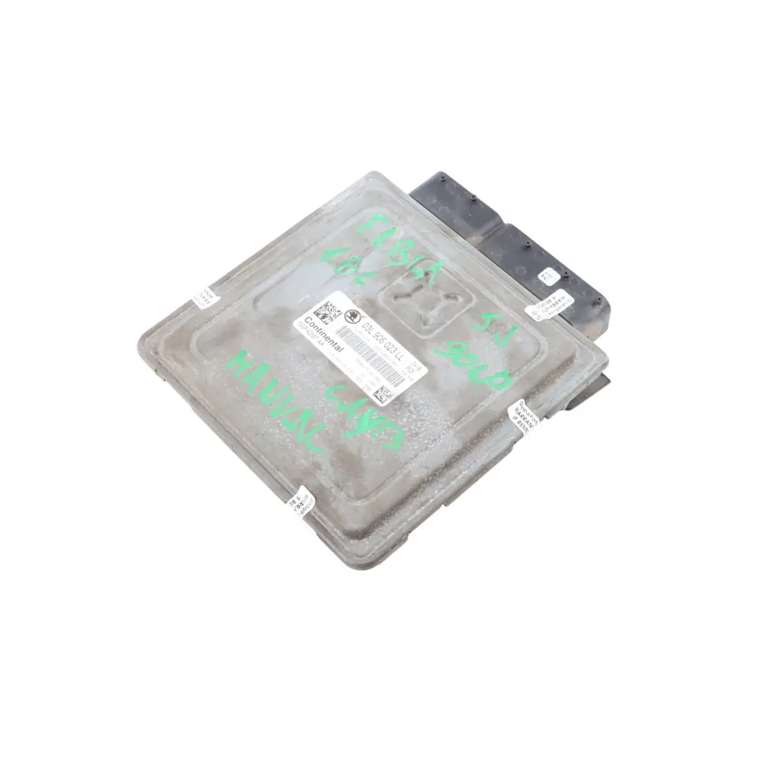 Skoda Fabia 5J 1.6 TDI 90HP CAYB Diesel Engine ECU Kit Manual - SKU 03L906023LL - Part number 03L906023LL